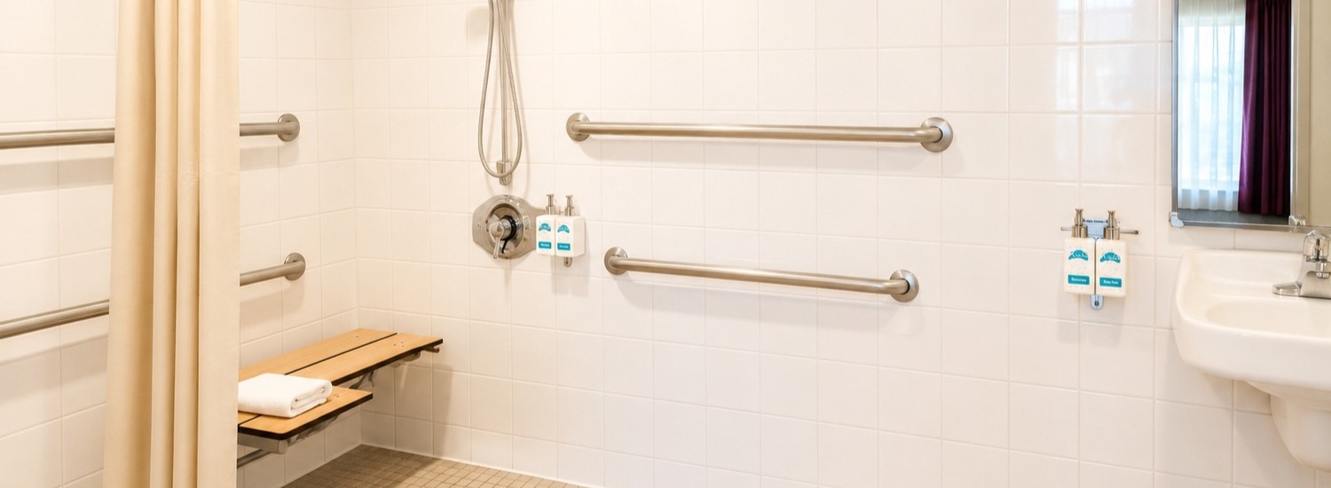 Image Accessible Roll in shower